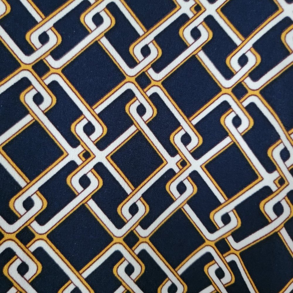 Tommy Hilfiger Linked Chain Patterned Sleeveless Blouse - M - Picture 9 of 9